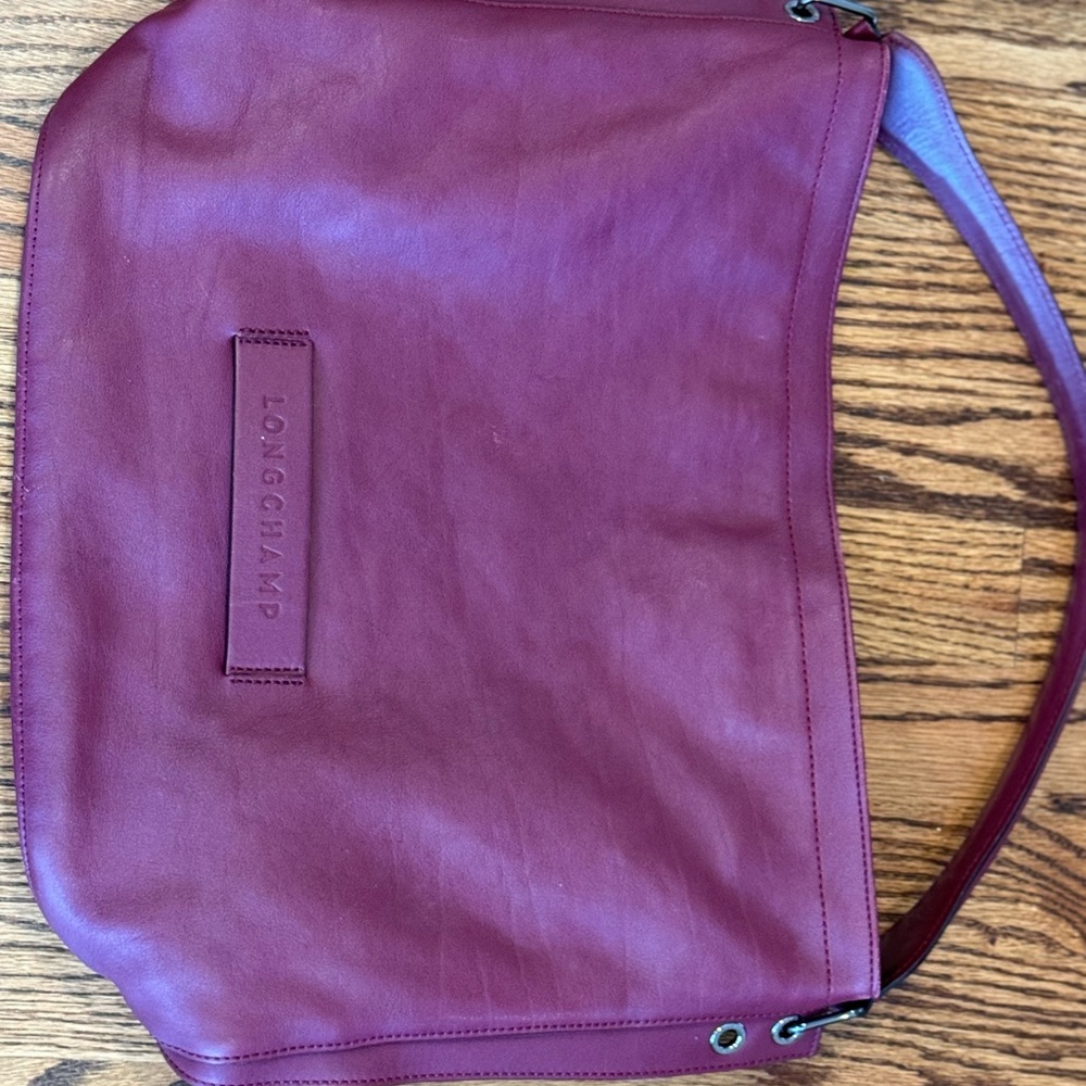 Longchamp Leather Red Shoulder Bag